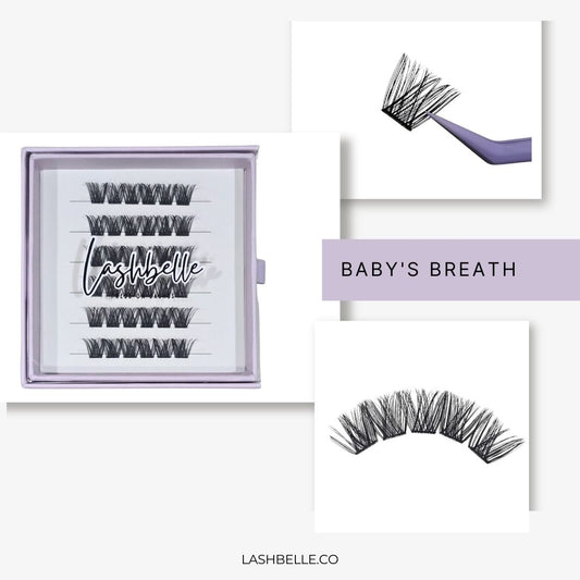 Baby's Breath - Press-On Lashes | No Glue Needed | Hold Up to 10 Days