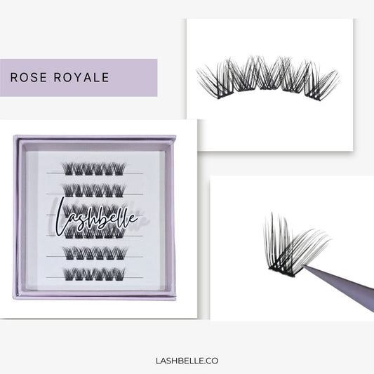 Rose Royale - Press-On Lashes | No Glue Needed | Hold Up to 10 Days
