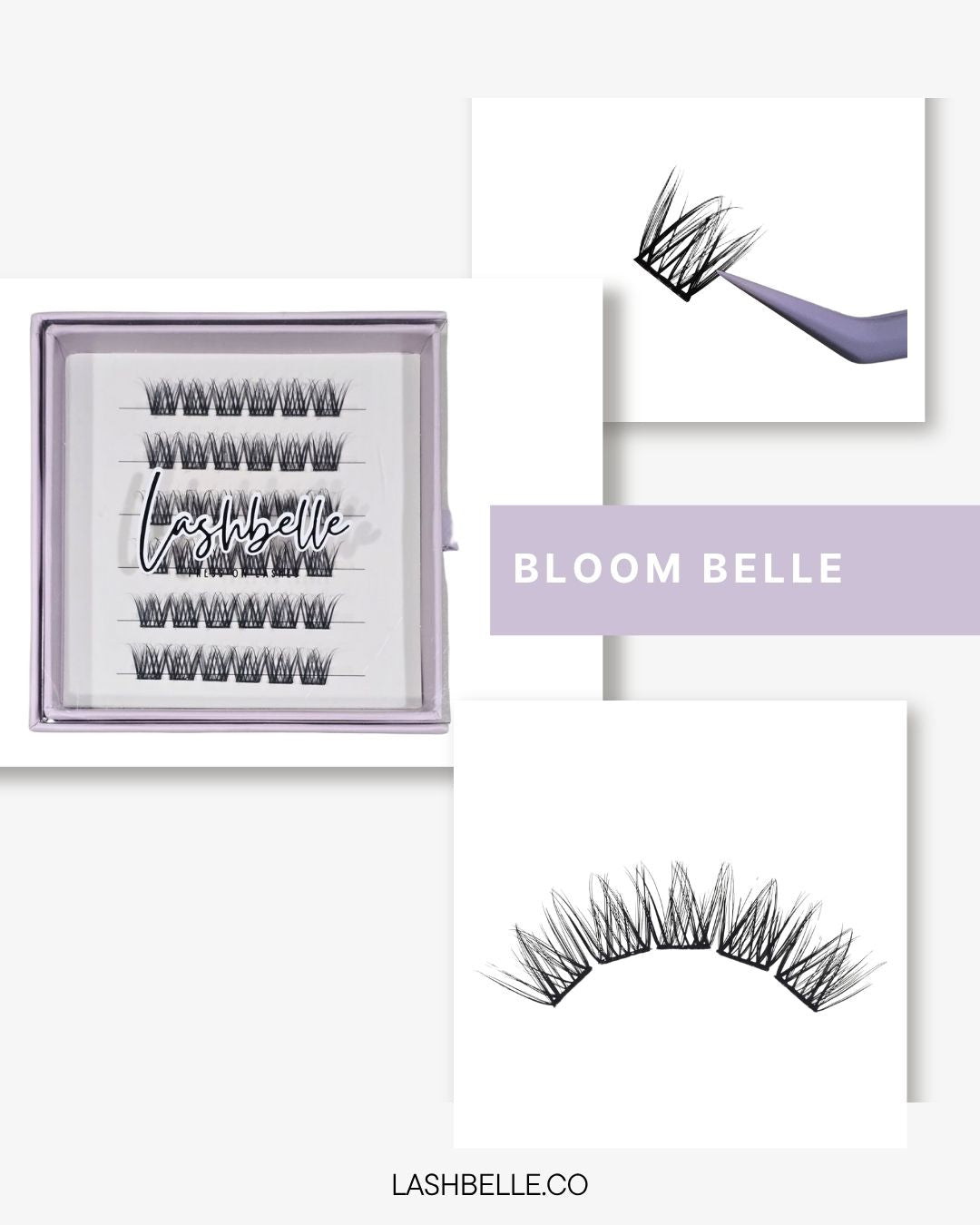Bloom Belle - Press-On Lashes | No Glue Needed | Hold Up to 10 Days (Copy)