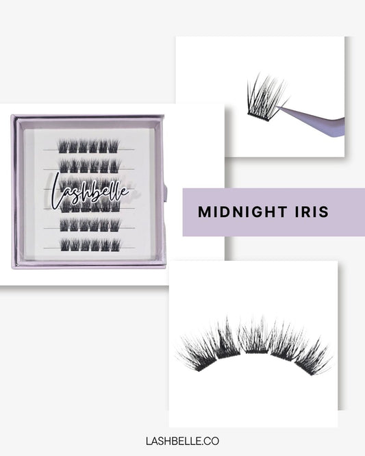 Midnight Iris - Press-On Lashes | No Glue Needed | Hold Up to 10 Days