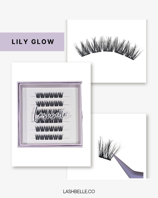Lily Glow - Press-On Lashes | No Glue Needed | Hold Up to 10 Days