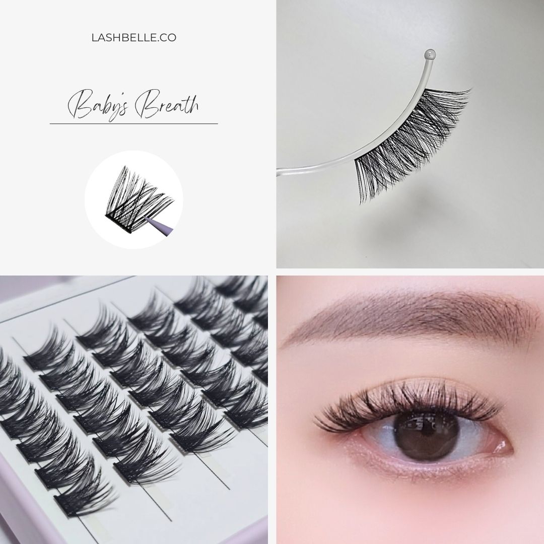 Baby's Breath - Press-On Lashes | No Glue Needed | Hold Up to 10 Days