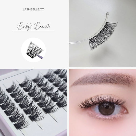 Baby's Breath - Press-On Lashes | No Glue Needed | Hold Up to 10 Days