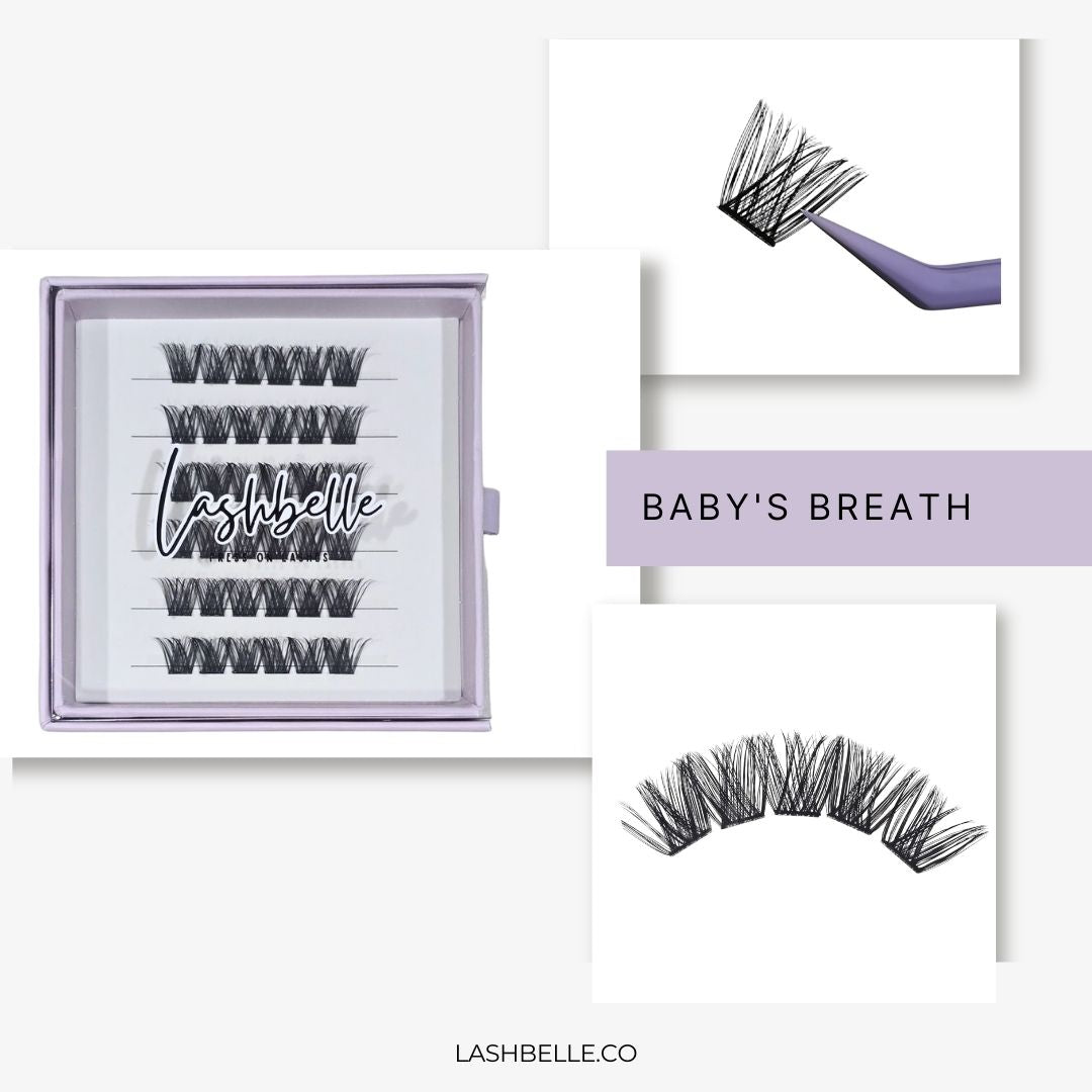 Baby's Breath - Press-On Lashes | No Glue Needed | Hold Up to 10 Days