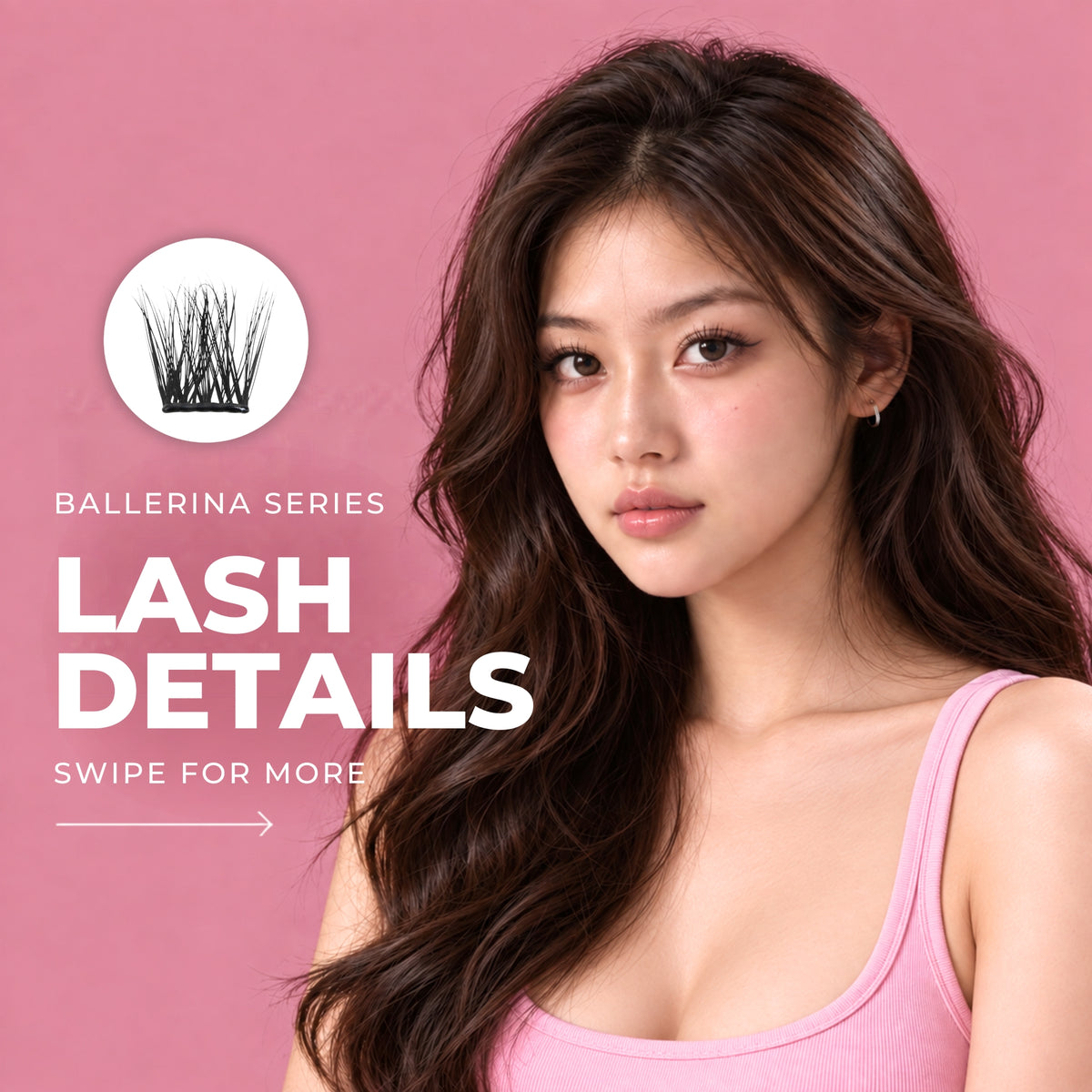 *PRE-ORDER _ Ballerina Series - ÉTOILE Press-On Lashes | No Glue Needed | Hold Up to 10 Days