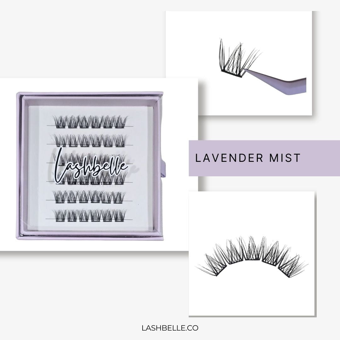 Lavender Mist - Press-On Lashes | No Glue Needed | Hold Up to 10 Days