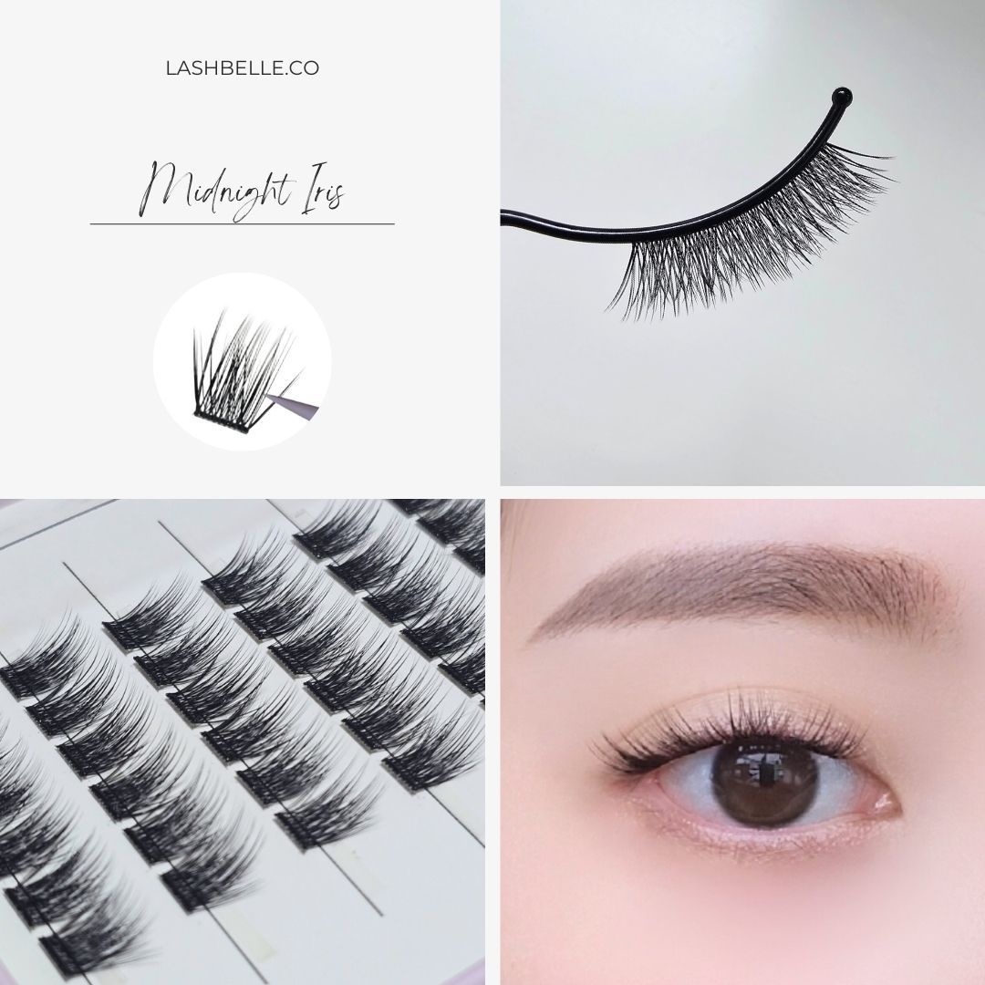 Midnight Iris - Press-On Lashes | No Glue Needed | Hold Up to 10 Days