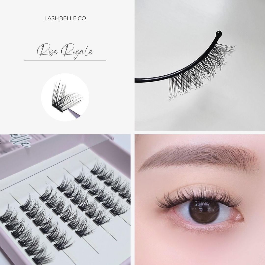 Rose Royale - Press-On Lashes | No Glue Needed | Hold Up to 10 Days