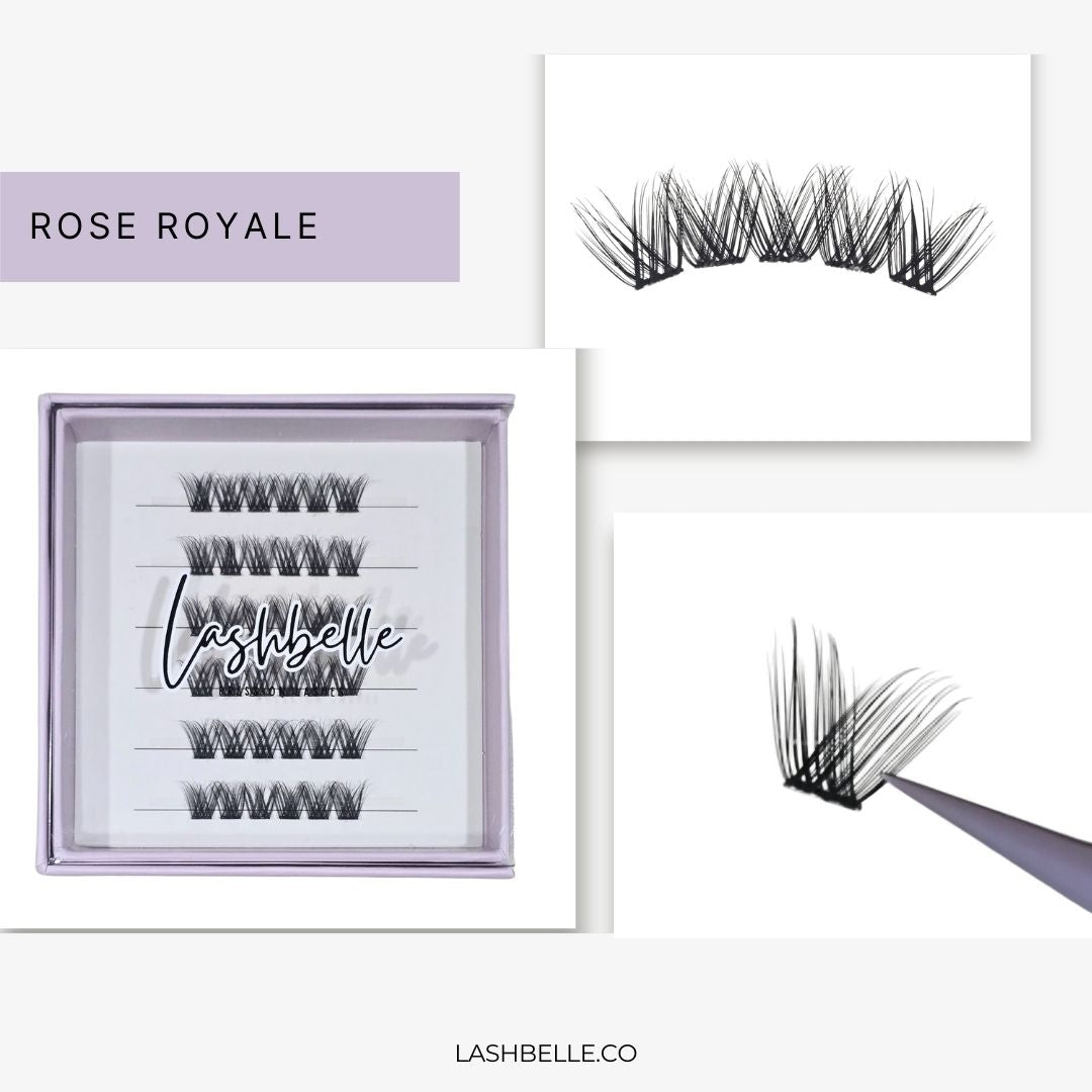 Rose Royale - Press-On Lashes | No Glue Needed | Hold Up to 10 Days