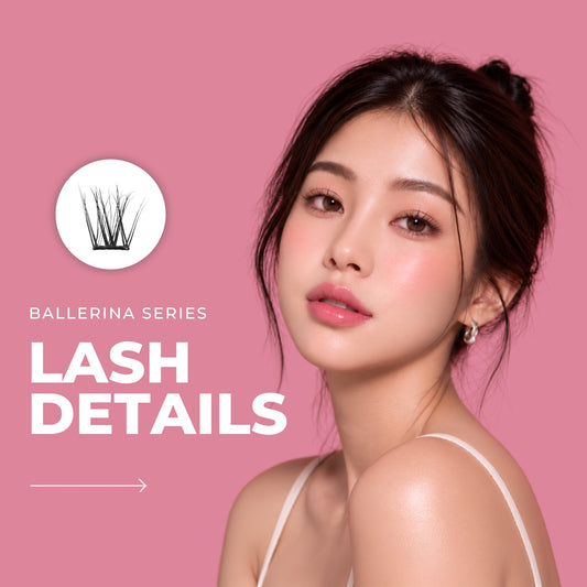 *PRE-ORDER _ Ballerina Series - TUTU Press-On Lashes | No Glue Needed | Hold Up to 10 Days