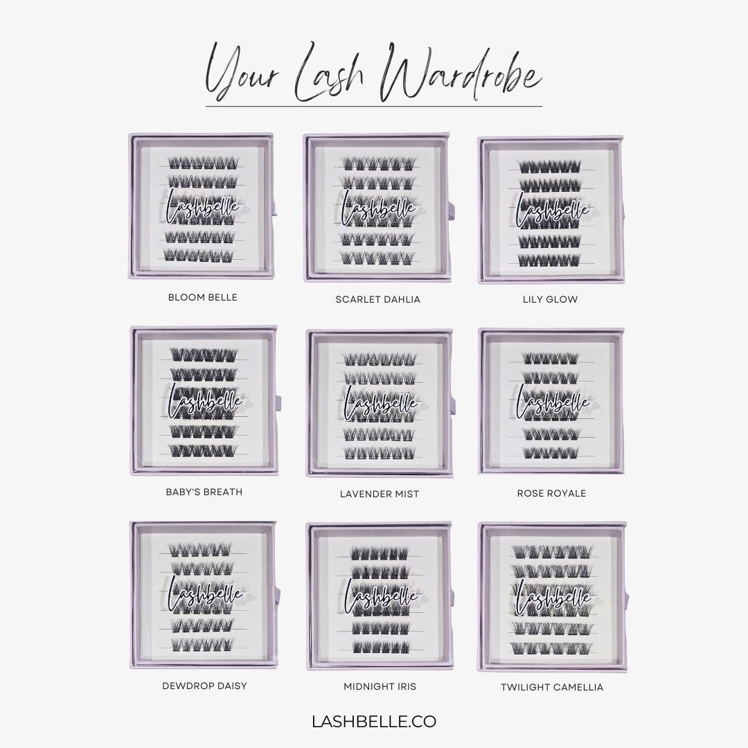Midnight Iris - Press-On Lashes | No Glue Needed | Hold Up to 10 Days