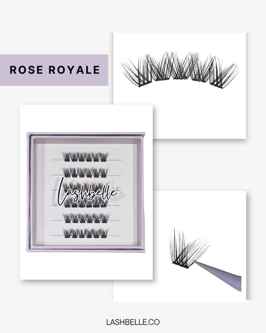 Rose Royale - Press-On Lashes | No Glue Needed | Hold Up to 10 Days
